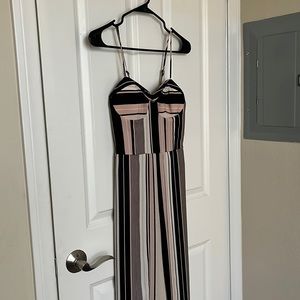 Striped jumpsuit